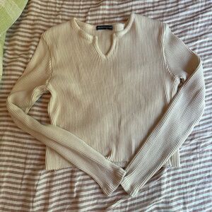 Brandy Melville ribbed long sleeve